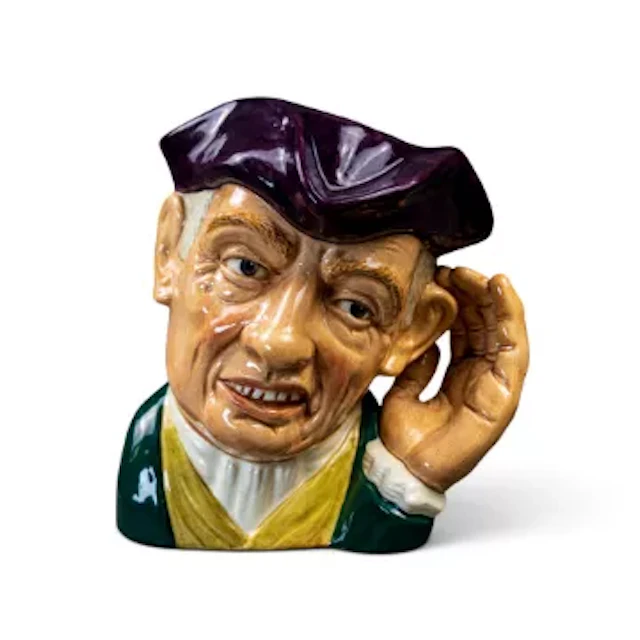 Royal Doulton large character jug 'ard of earing D6588, h.19.cm.