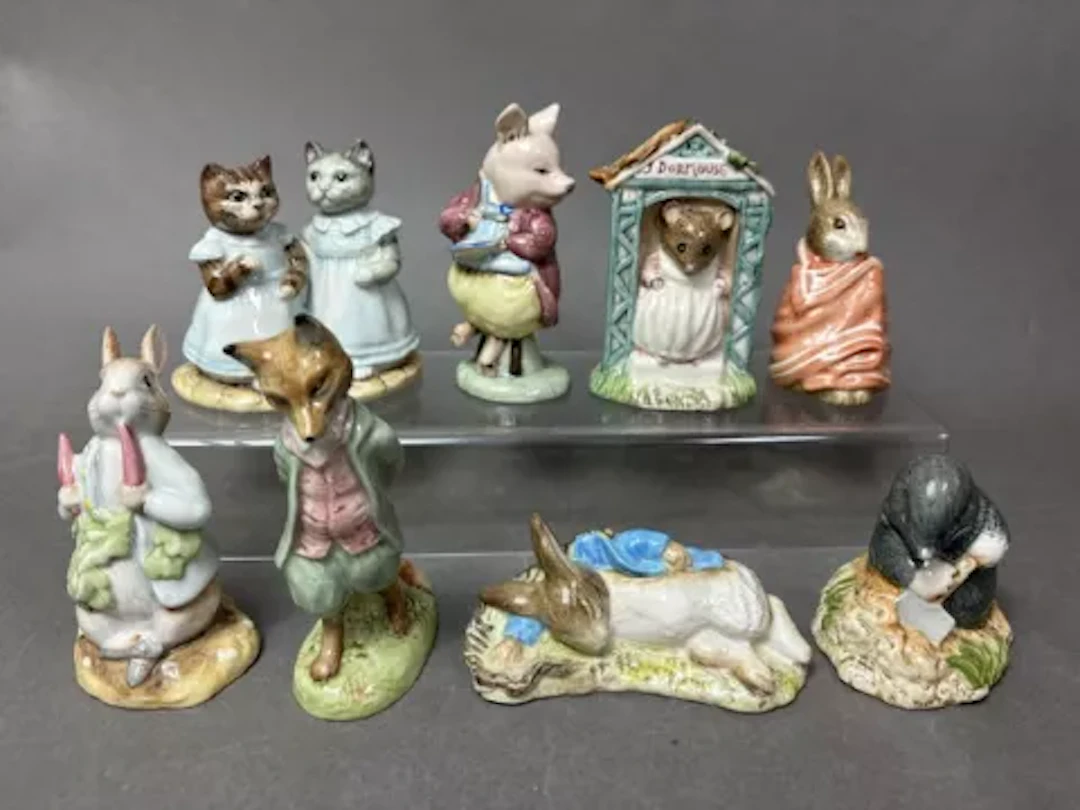Royal Albert Beatrix Potter figures, Peter in the Gooseberry Net