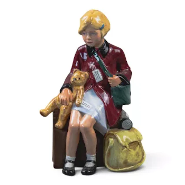 Royal Doulton character figurine, The Girl Evacuee HN3203, limited