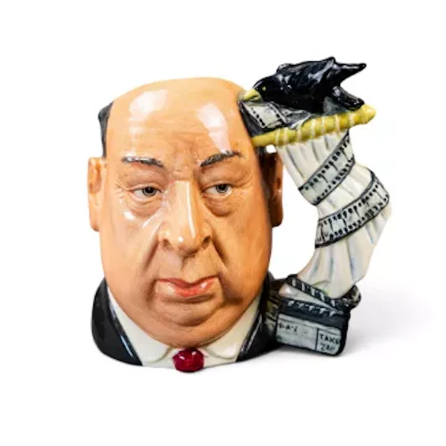 Royal Doulton large character jug Alfred Hitchcock D6987, h.18cm.