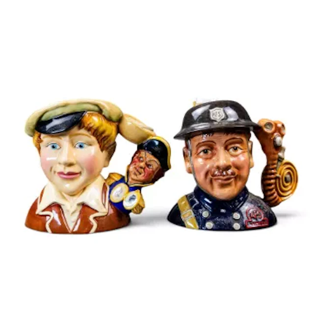 Royal Doulton character jugs to include limited edition Oliver Twist