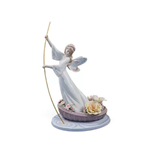 A large prestige Lladro figure 'Enchanted Lake' model no.7679, h.36.6cm