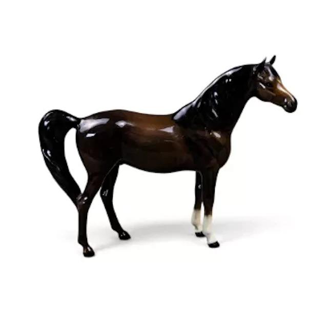 A Beswick Xayal Arab horse in charcoal brown gloss, model 1265, h.15.5cm.