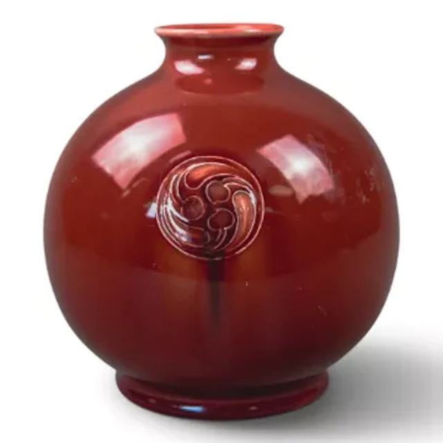 A bulbous Moorcroft vase in the Flaminian pattern by William Moorcroft