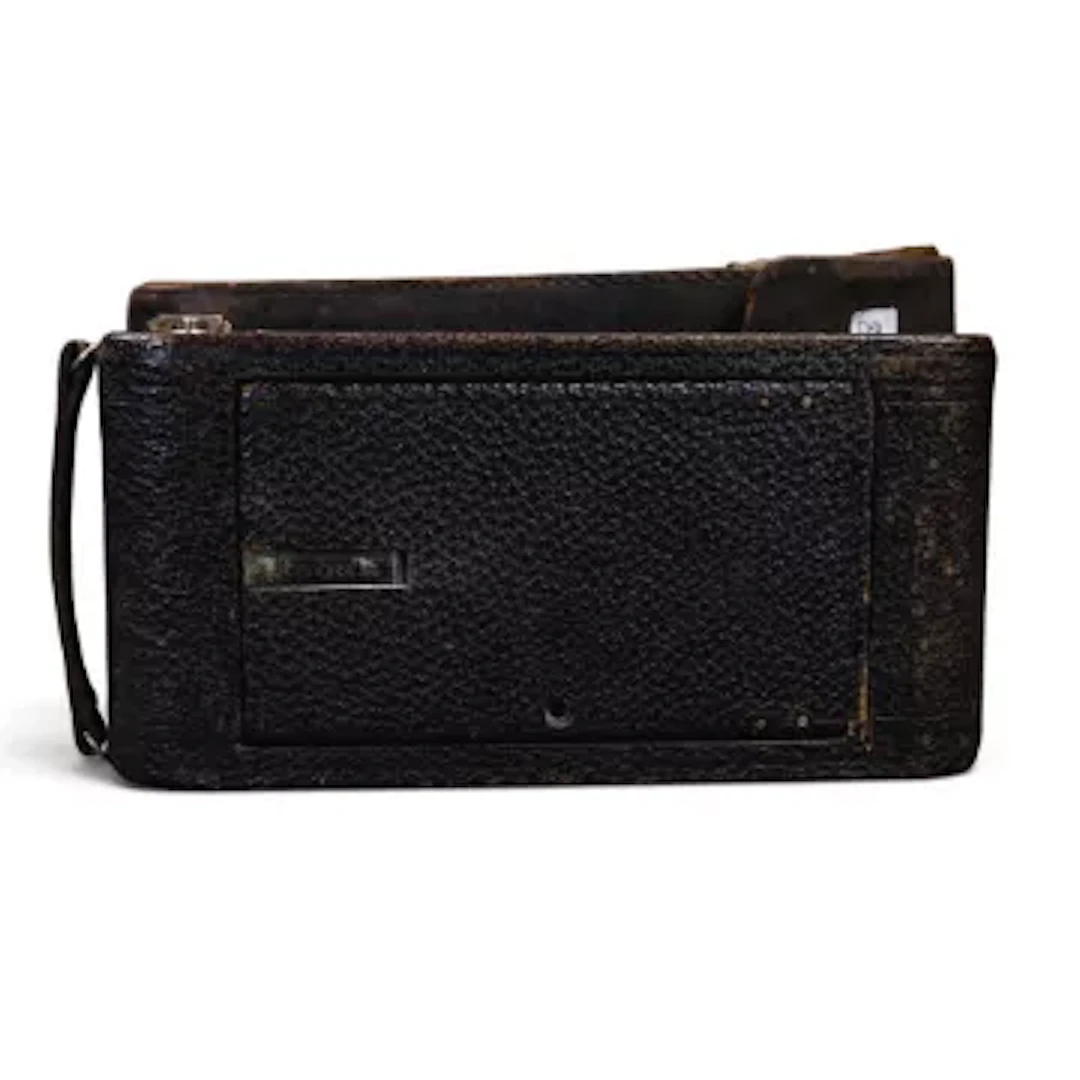 Eastman Kodak Company no.3a folding pocket camera with original leather case.