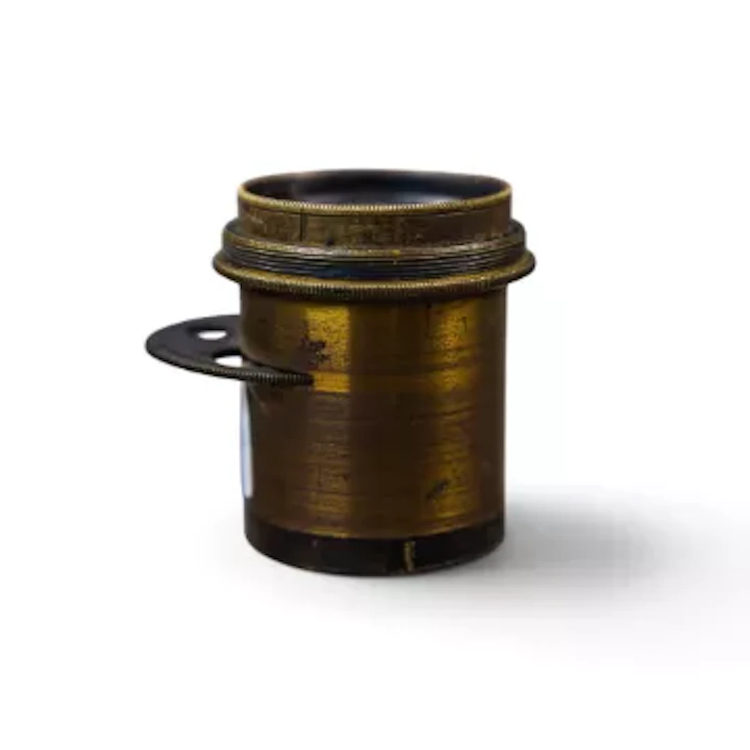 The London Stereoscopic Co. Rapid Rectilinear 1/4 x 3/4 brass lens