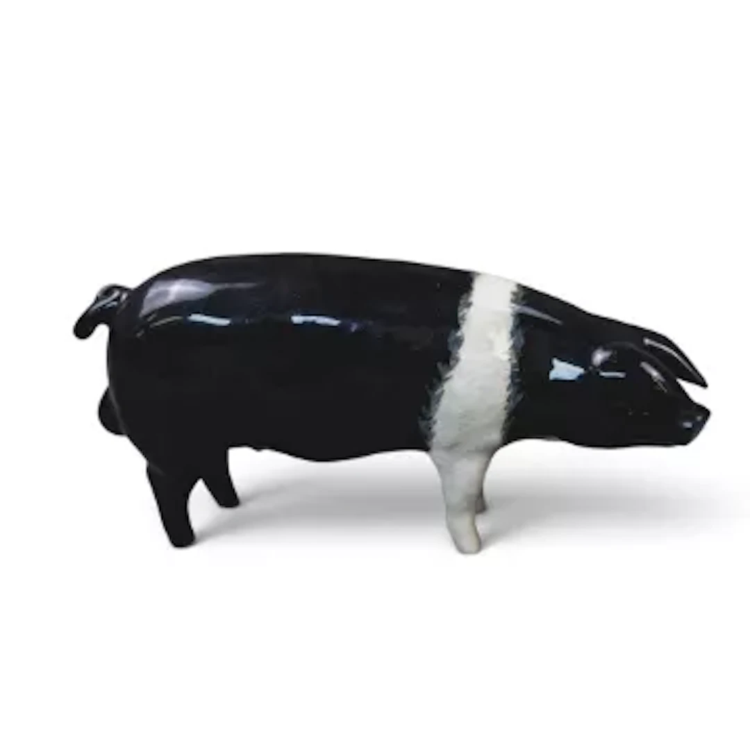 Beswick Wessex Saddleback boar "Faracre Viscount 3rd" Model 1512. h.7cm