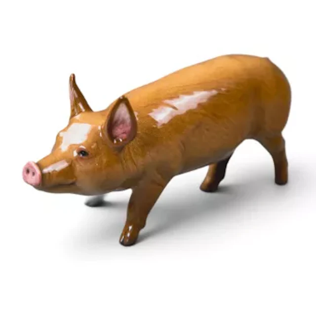 Beswick Tamworth pig - part of the Rare Breeds collection. Model 4114. h.8cm