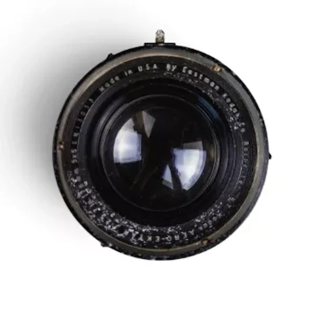 Kodak Aero-Ektar 178mm f/2.5 lens, designed for 5 x 5 inch aerial