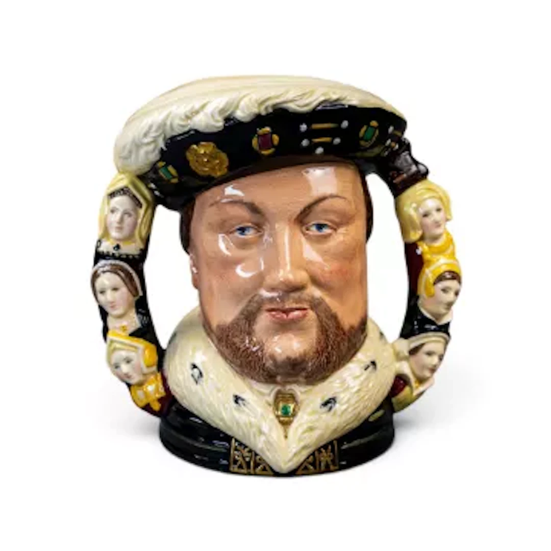 Royal Doulton twin handled character jug, Henry VIII D6888, number
