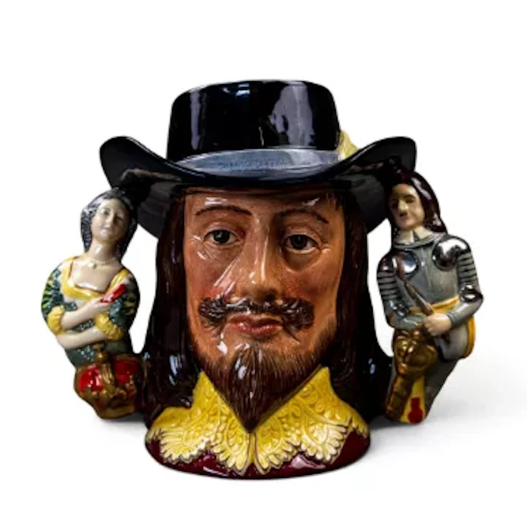 Royal Doulton character jug, King Charles I, D6917, number 2018 from
