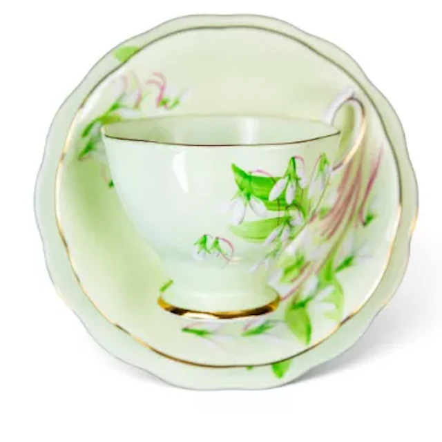 Royal Albert 'Laurentian Snowdrop' part tea set to include - eight