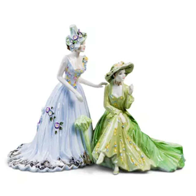 Coalport double figurine 'Day at the Races' limited edition figure
