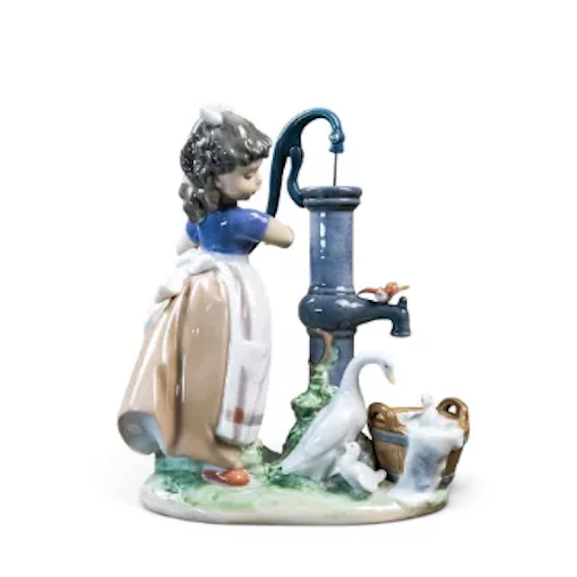 Lladro Porcelain character figure 'Summer on the Farm' model no.5285