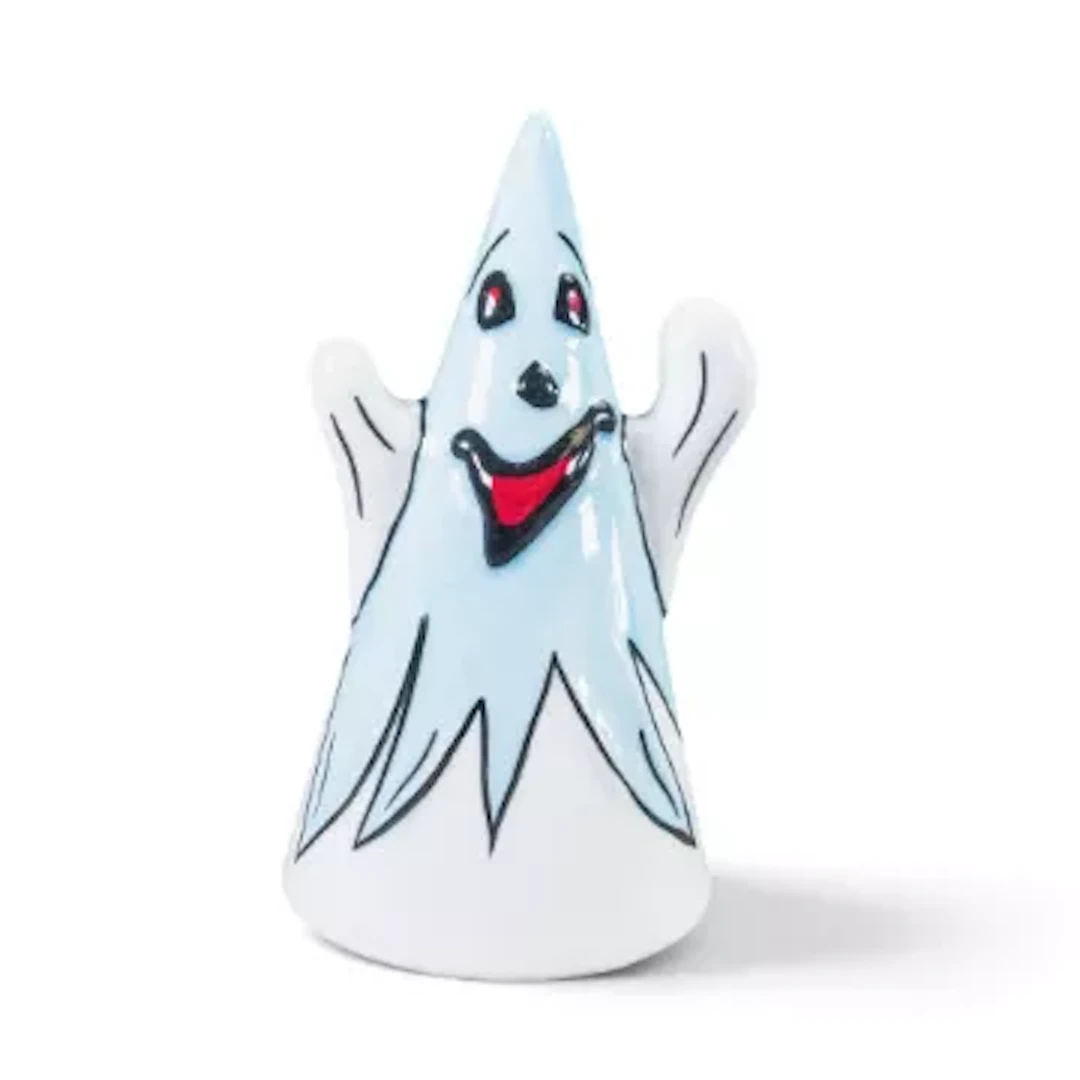 Lorna Bailey Ghost conical sugar sifter with red eyes, limited edition