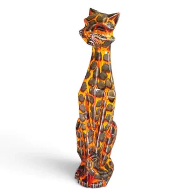 Anita Harris giant Hugo the cat. Height 57 cm. Signed in gold.