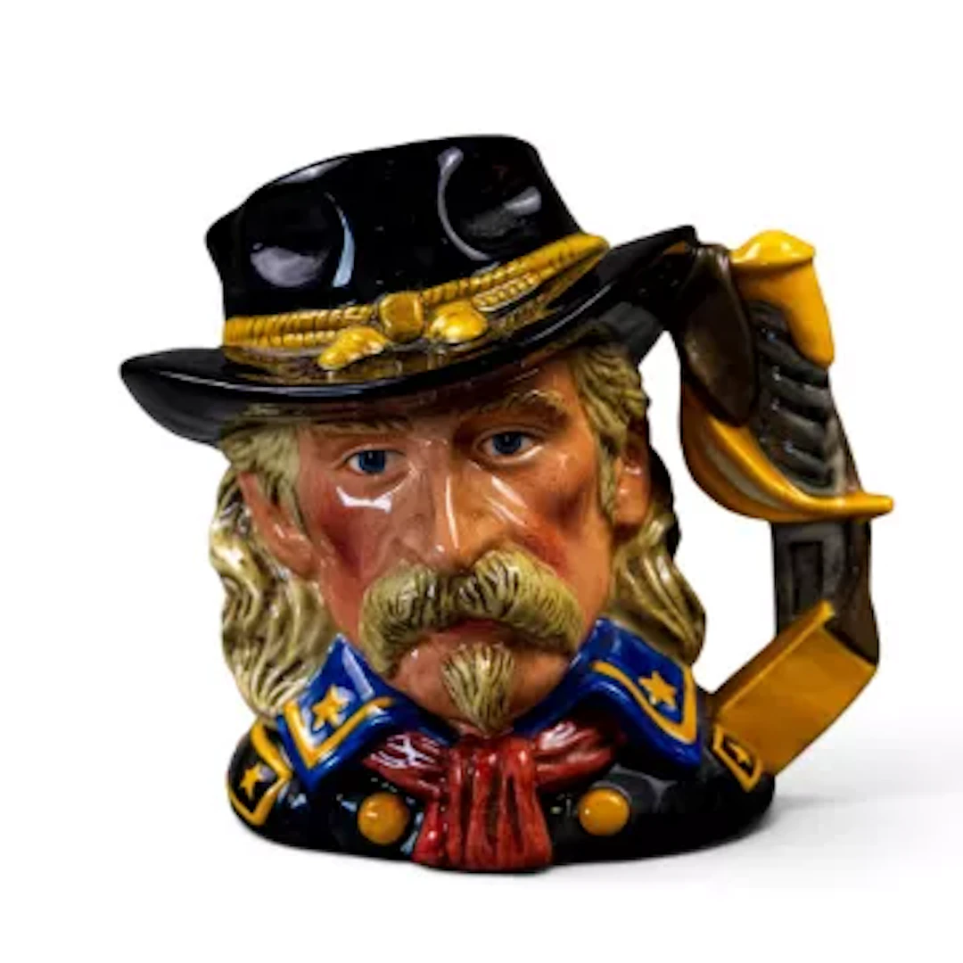 Royal Doulton character jug, General Custer D7079, number 861 from