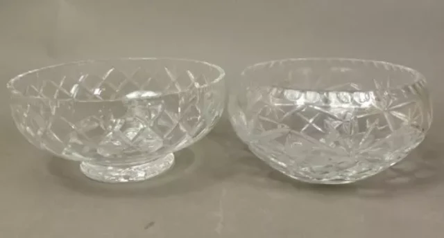 Two crystal fruit bowls (2).