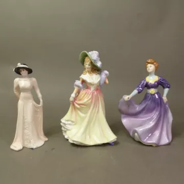 Royal Doulton figurines Katie HN3360 and Jacqueline HN2333, together