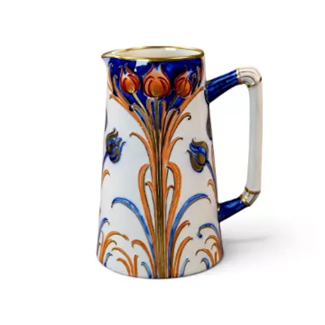 A Macintyre Jug in an unusual version of the Alhambra design by William