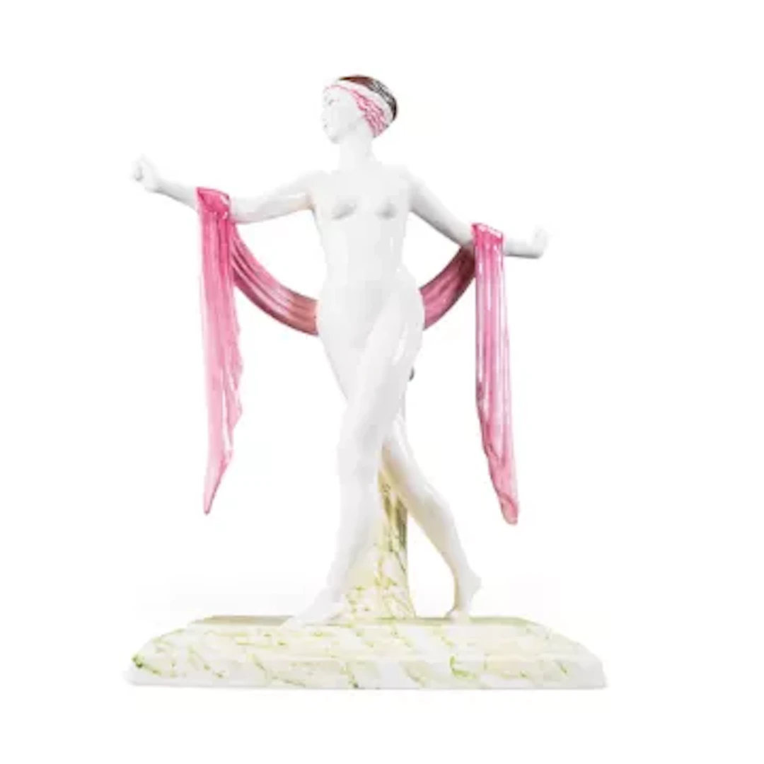 Kevin Francis Dancing Nymph figurine L/E 18/500, Modelled by Geoff Blower.