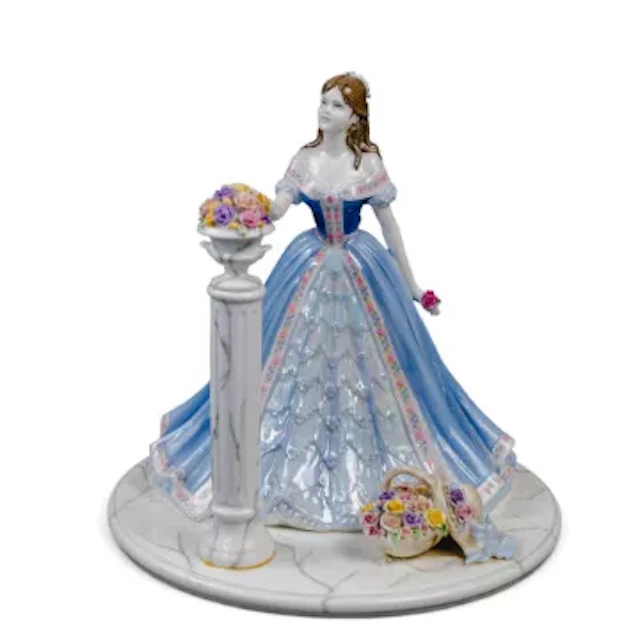 Coalport lady figurine, Rose Terrace, designed by Sue McGarrigle