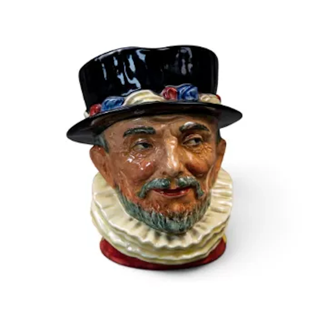 Royal Doulton character jug, 'Beefeaters' D6206, with GR handle and