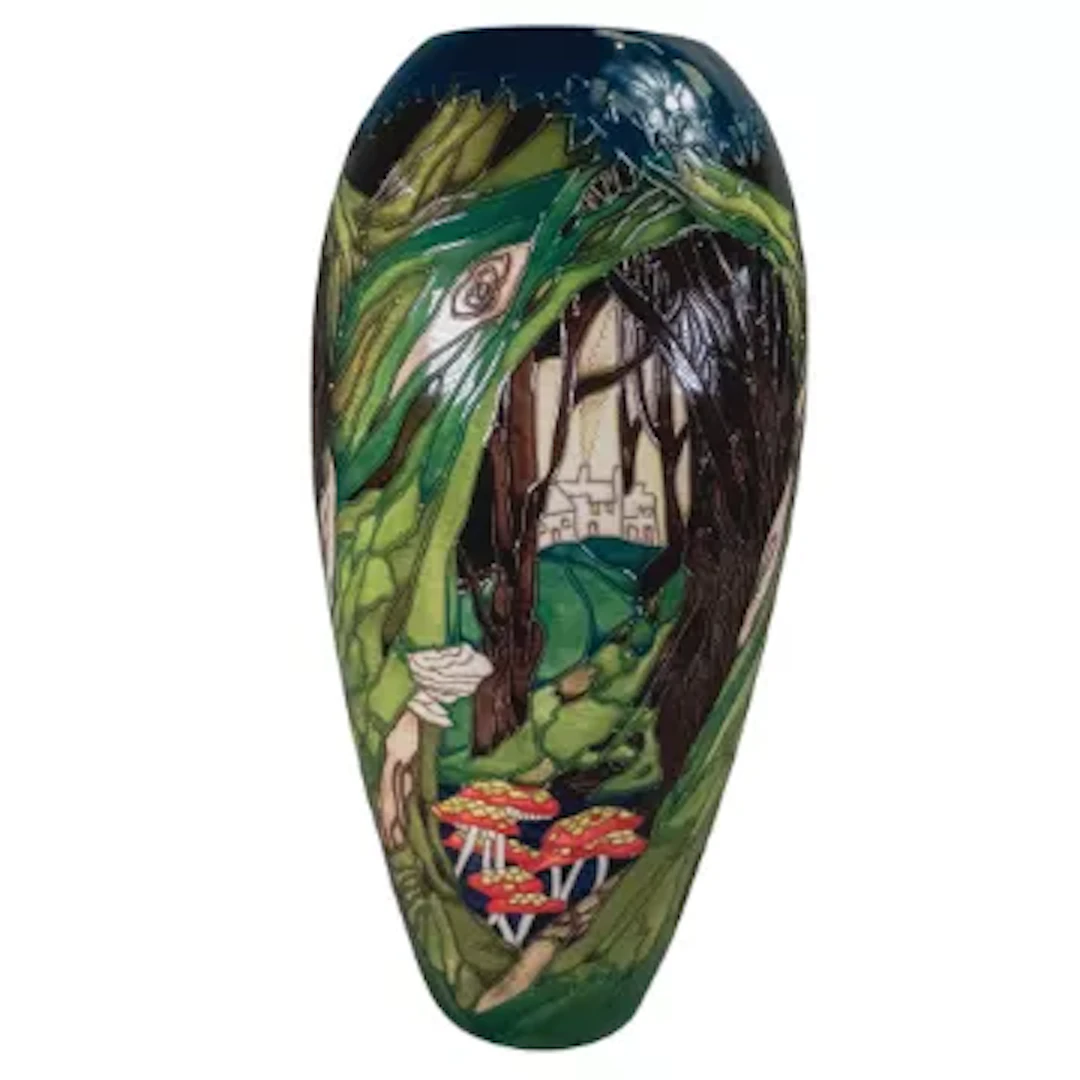 Moorcroft large limited edition vase Ancient Woodland by Paul Hilditch