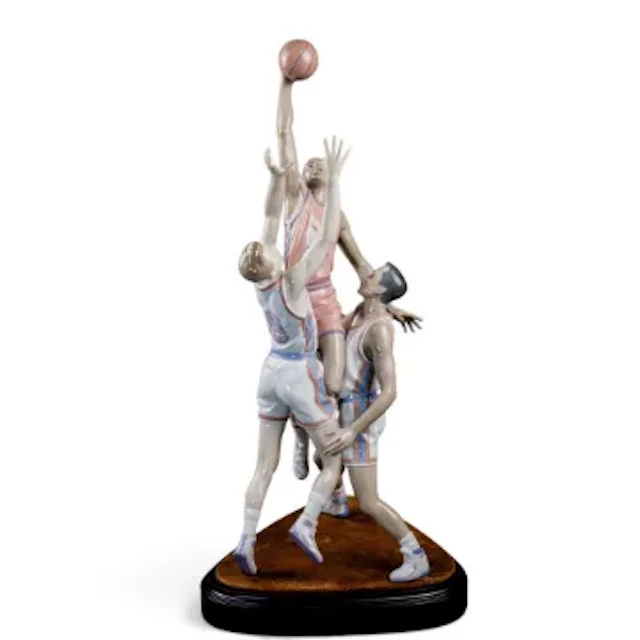 A large prestige limited edition Lladro figure 'To the Rim', model