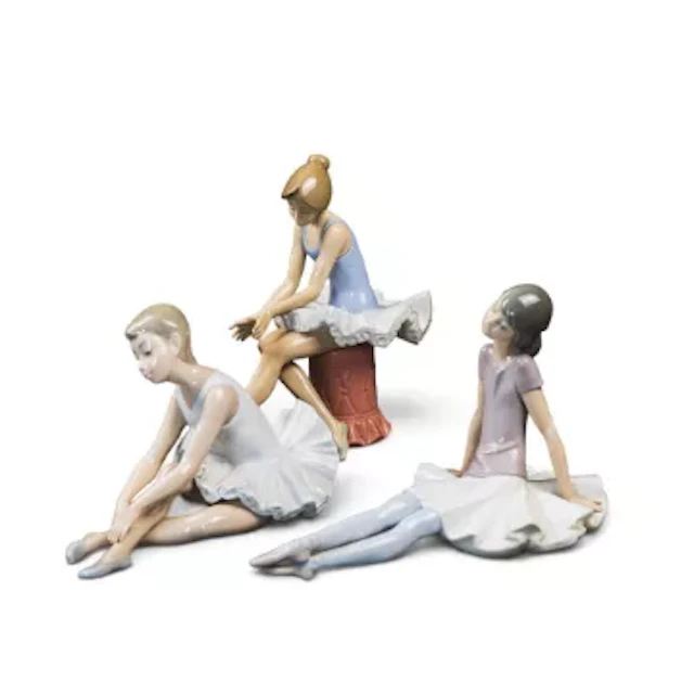 Lladro Porcelain figure 'Phyllis' ballerina model no.1356 together