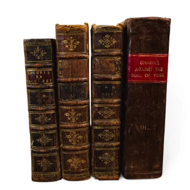 An interesting collection of books featuring Volume 14 of Recueil