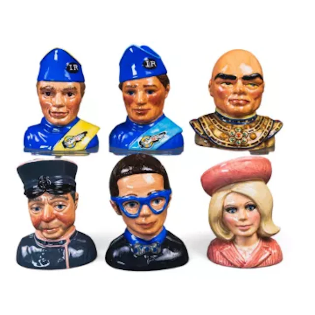 A set of six Beswick Thunderbirds limited edition busts comprising