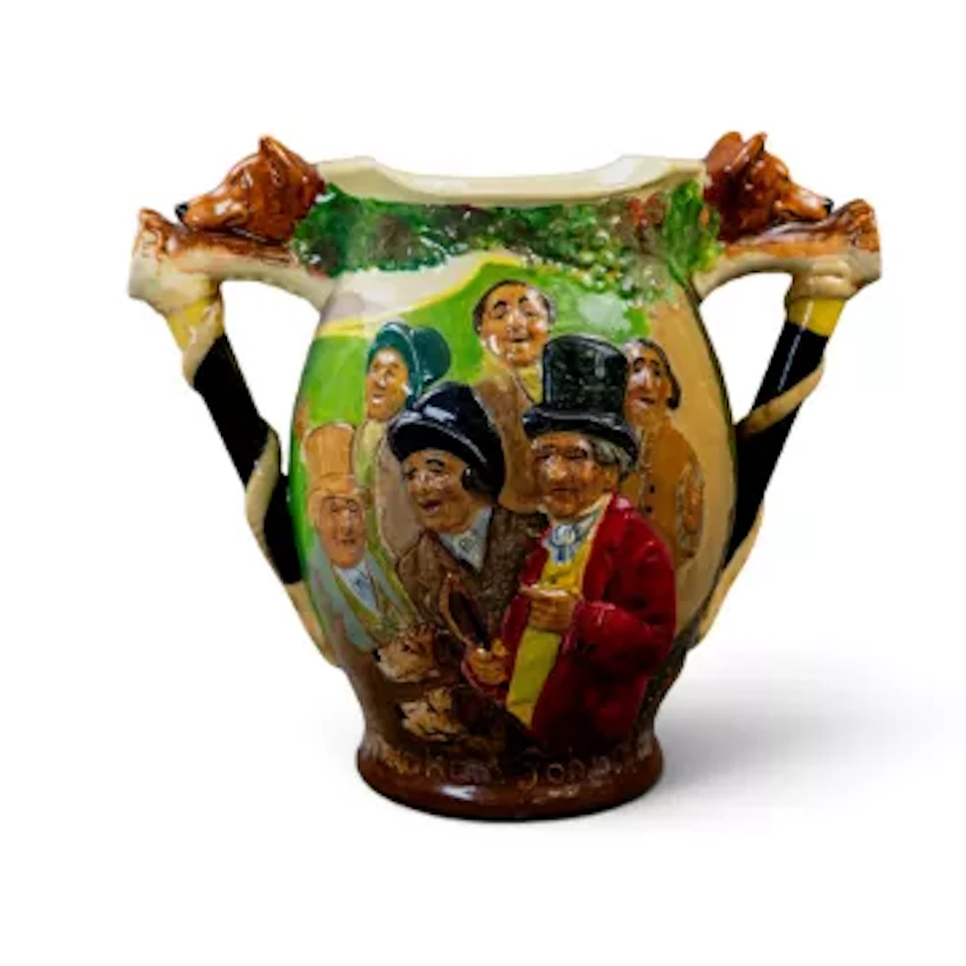 Royal Doulton twin handled loving cup John Peel, limited edition of
