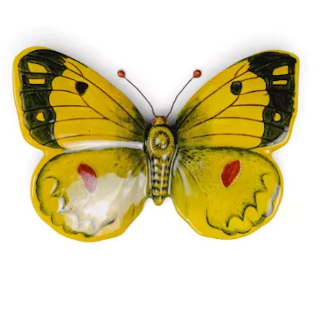 Beswick Clouded Yellow butterfly by Albert Hallam. Model 1490. h.8.9cm
