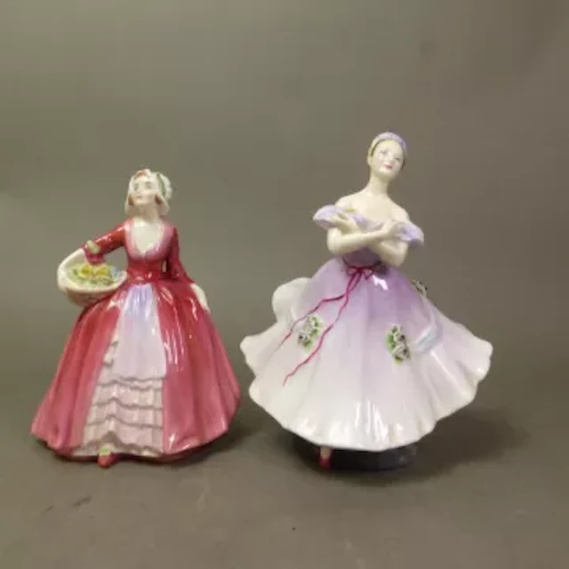 Royal Doulton figurines The Ballerina HN2116 and Janet HN1537 (2).