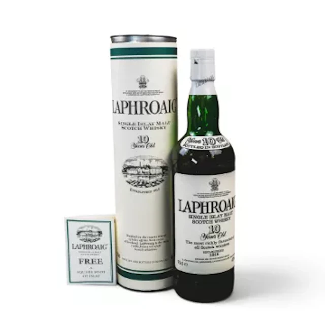 Laphroaig 10 year old single Islay malt Scotch whisky (70cl 40% Vol)