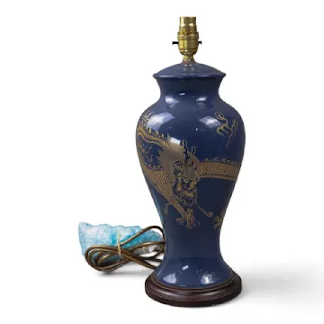 A modern Wedgwood Fairyland Lustre Daisy Makeig-Jones large lamp base