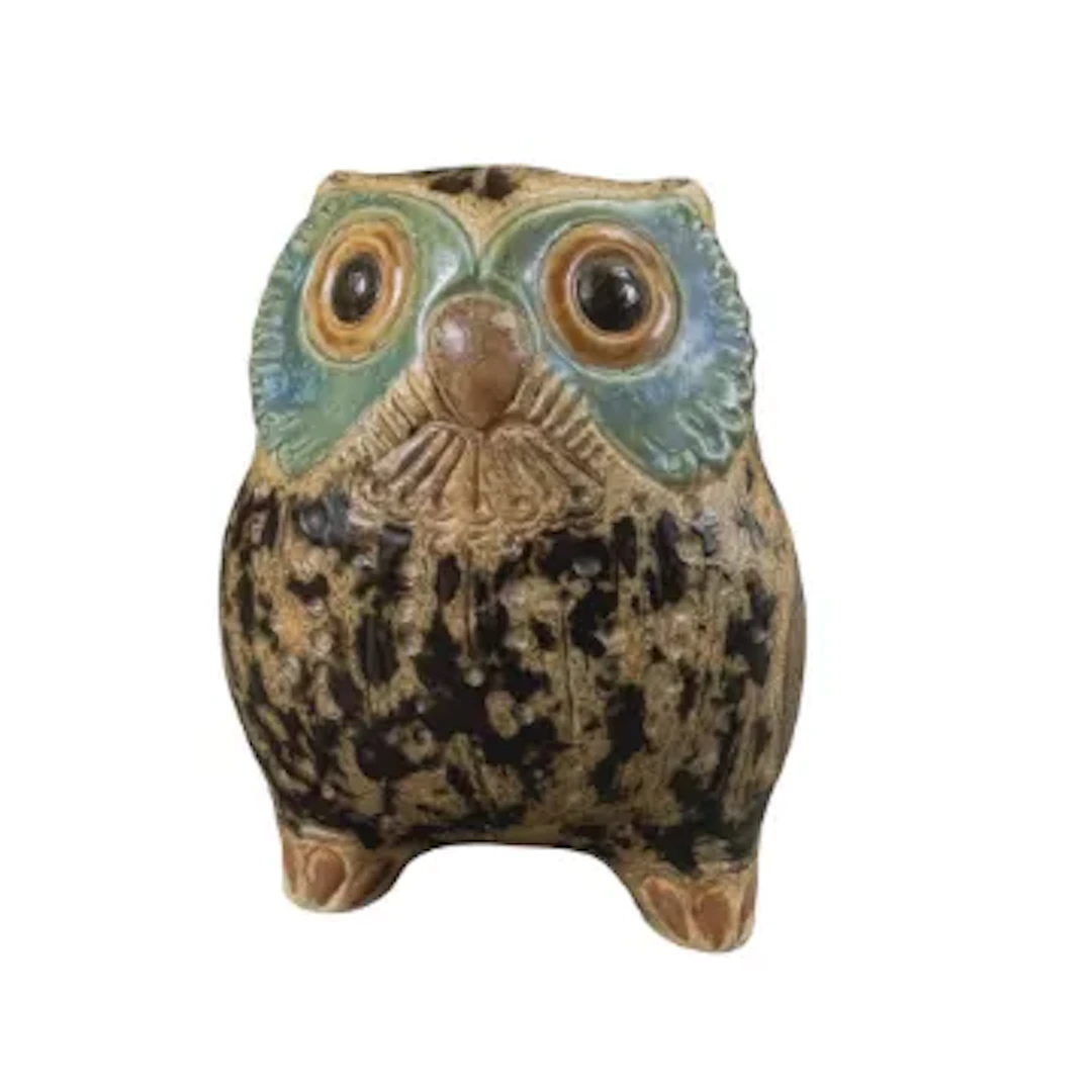 Lladro Gres figure, Little Eagle Owl by Antonio Ballester 1971, h.16cm.