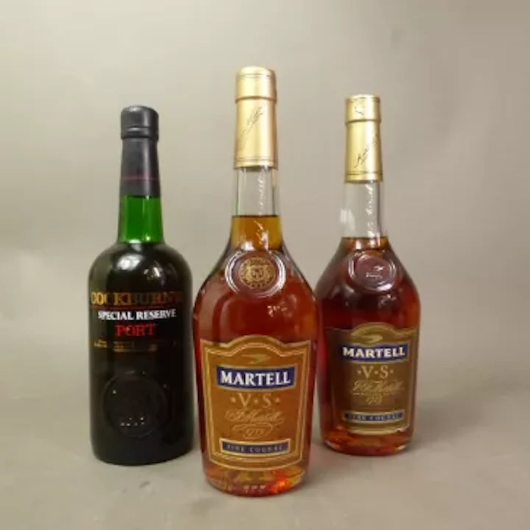 Two 70cl bottles of Martell Fine Cognac, 70cl/40% (one boxed), together