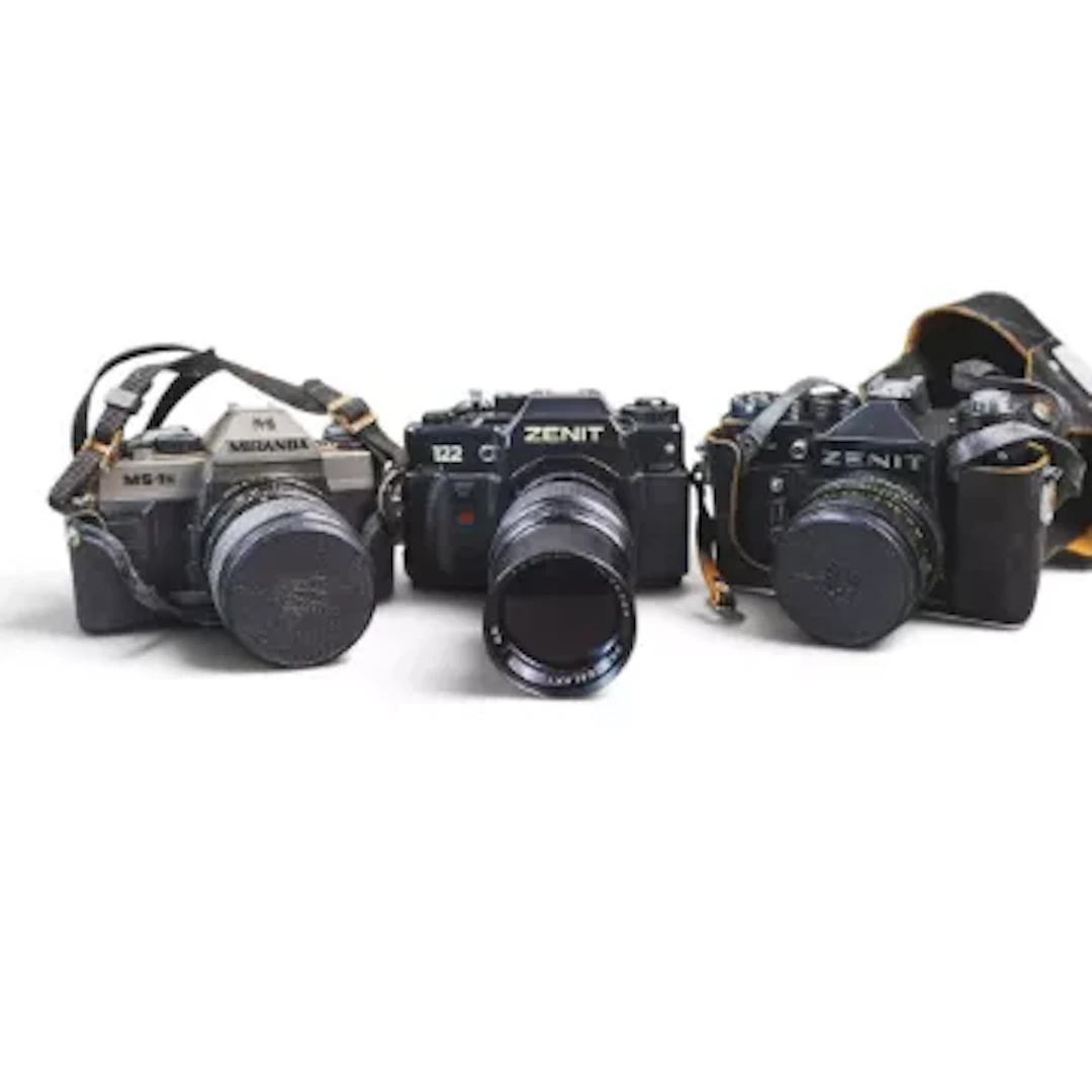 Zenit TTL35mm SLR camera with Helios-44 series 58mm f/2 prime lens