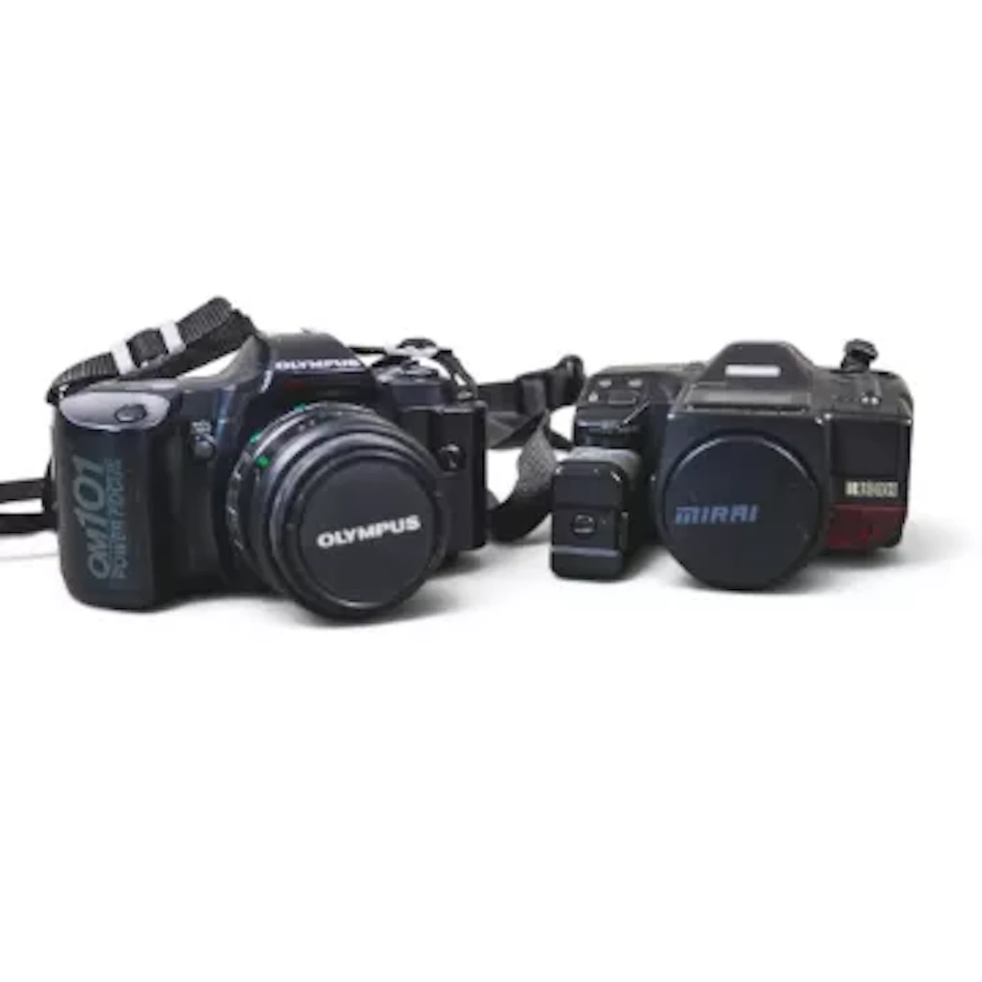 Olympus OM101 Power Focus 35mm SLR camera with 35-70mm f/3.5-4.5 PF