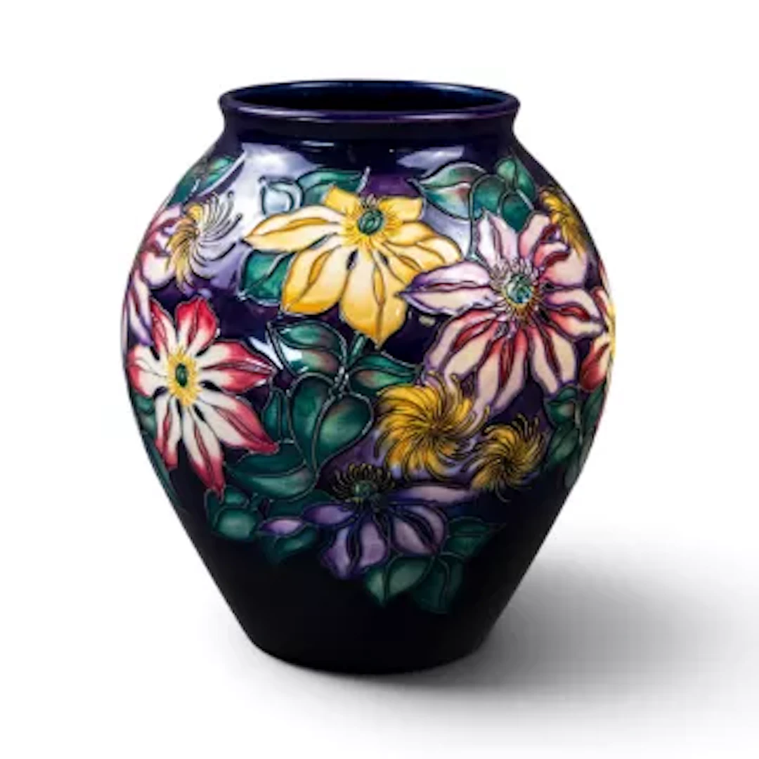 A Moorcroft limited edition vase in the Royal Tribute design, by Sally