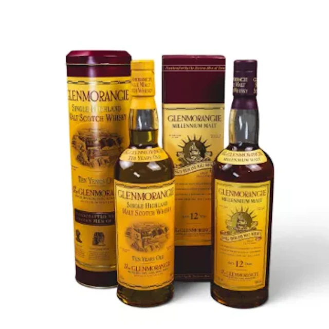 Glenmorangie 12 year old Millennium single Highland malt whisky (70cl