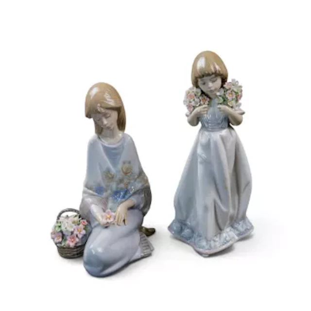 Two Lladro Collectors Society figures to include 'Spring Bouquets'