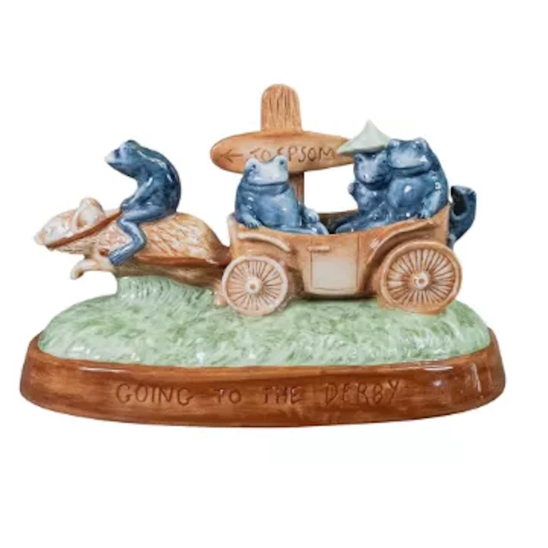Royal Doulton Lambethware Archives Figure, Going to the Derby, issued