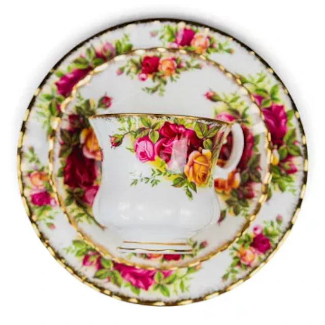 Royal Albert Old Country Roses part tea, coffee and dinner set to