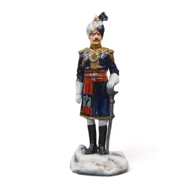 Michael Sutty prestige porcelain military figure, Probyns Horse Officer, h.29cm