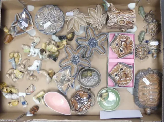 Wade ceramics to include Whimsies, tortoise trinket dishes, star fish