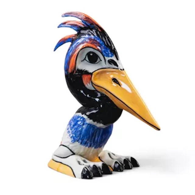 Lorna Bailey Stanley the Stork grotesque bird, limited edition, signed.