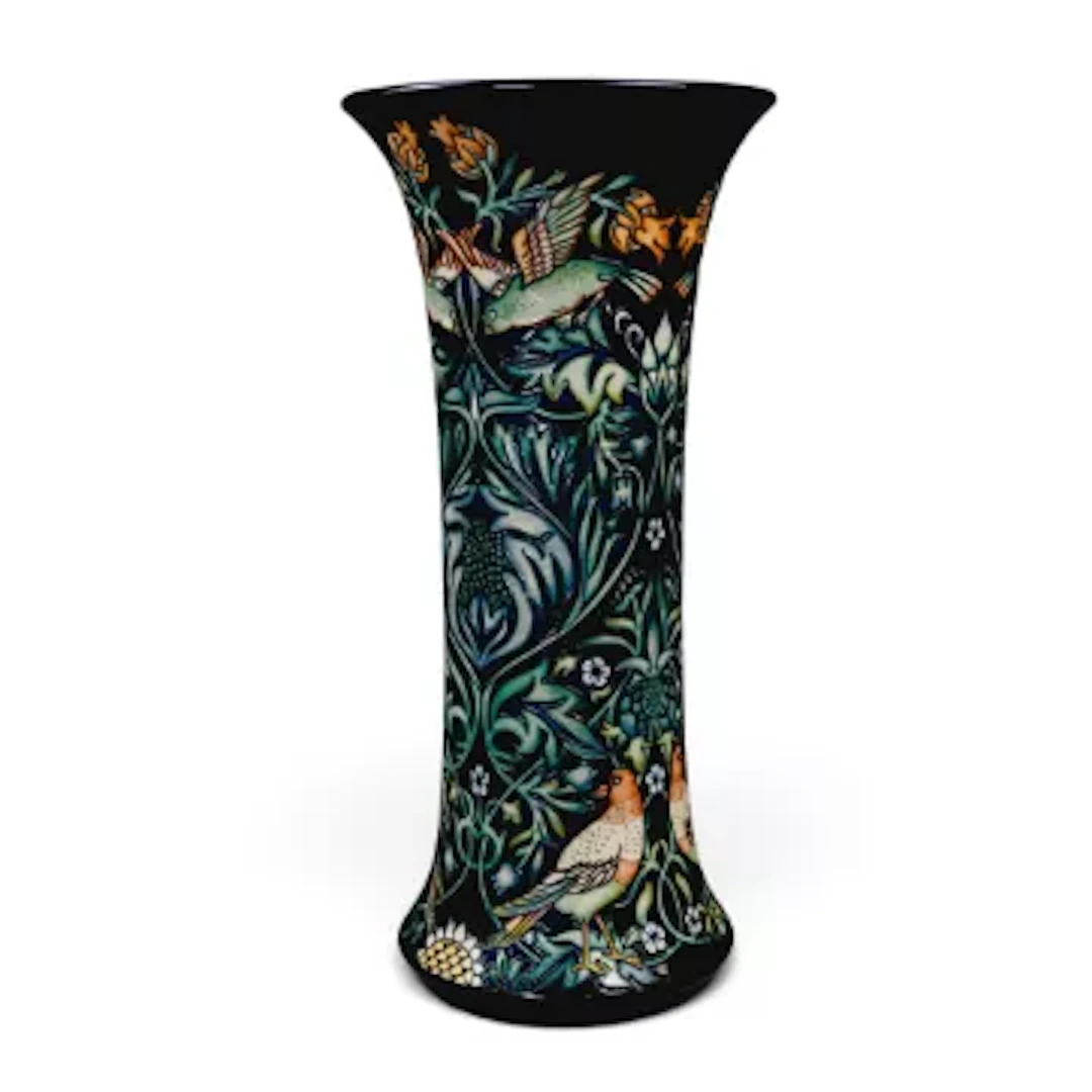 A Large Moorcroft limited edition prestige Vase, 'Tapestry of Birds'